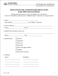 Candidate Application